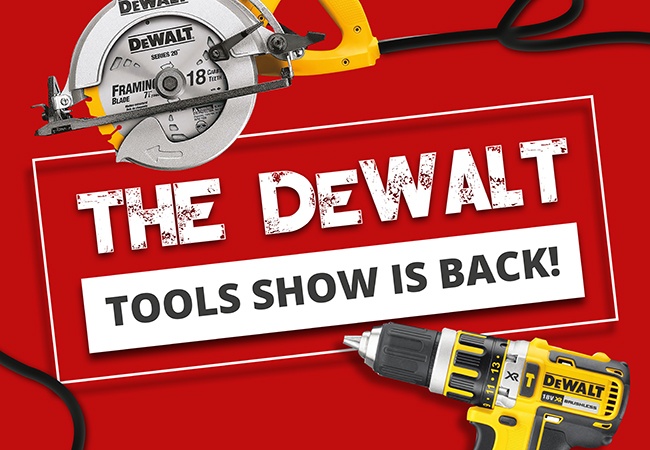 Elliotts DeWALT Tool Show is back