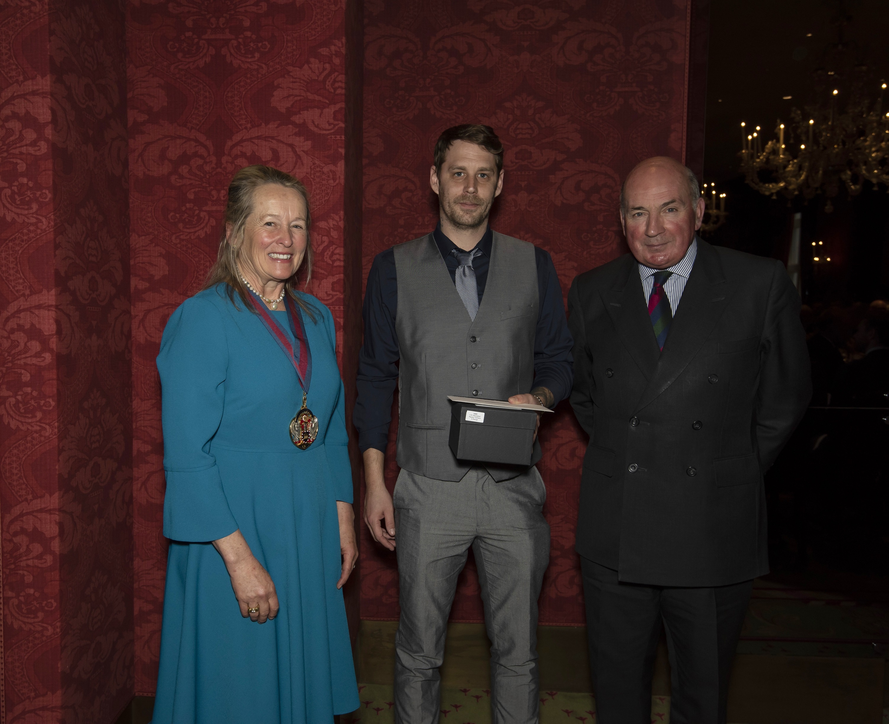Paul being presented with his award | Tadley | Elliotts Builders Merchant
