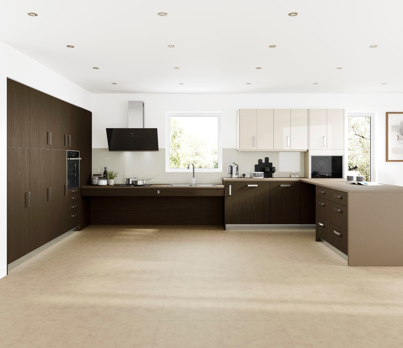 Rise and fall worksurface from the Freedom range by Symphony