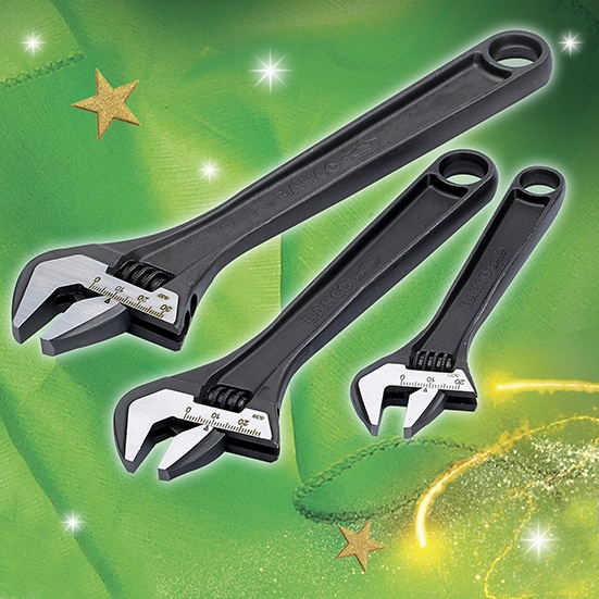 Bahco 3 Piece Adjustable Wrench Set