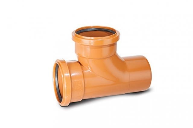 Underground Drain 110mm 87.5° Equal Junction Double Socket