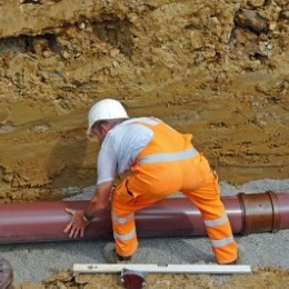 HS® Pipe being fitted