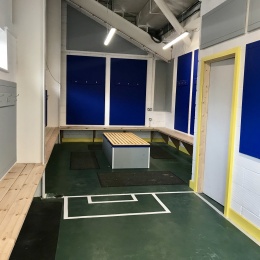 New changing room